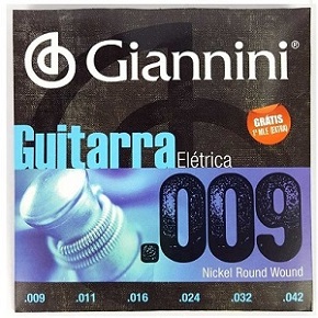 Encordoamento GUITARRA  - Giannini